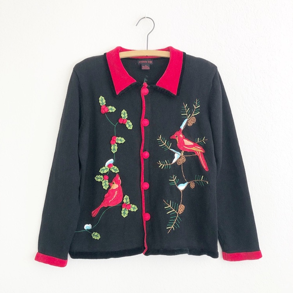 Bobbie Bell Vintage Cardigan Holiday Sweater